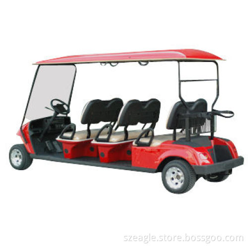 Electric Golf Carts, 6 Seats, CE-approved, All Seats Facing Forward, Curtis Controller, ADC Motor